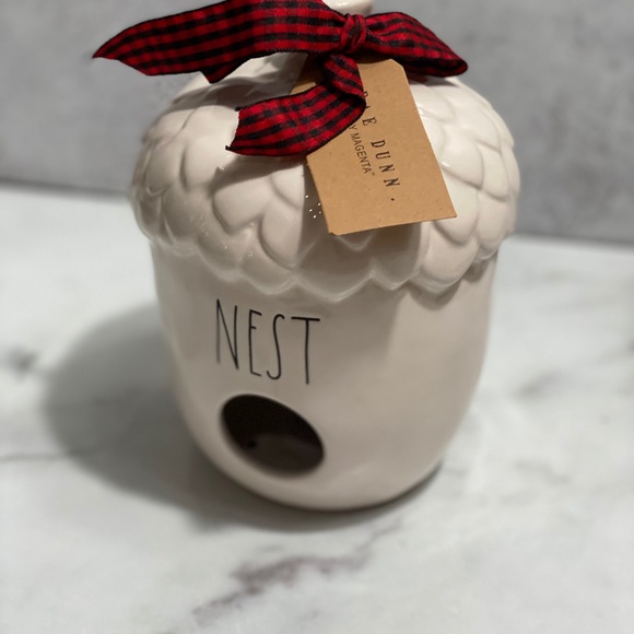 Rae Dunn “NEST” Acorn Ceramic Birdhouse - Picture 11 of 11